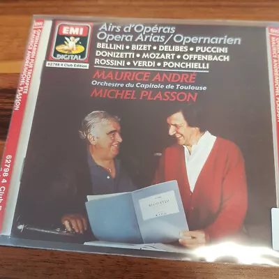 MICHEL PLASSON / MAURICE ANDRE : Opera Arias  EMI  > VG+ (CD) • £9.53